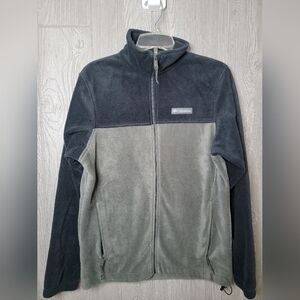Men's Columbia Black and Gray Fleece Jacket